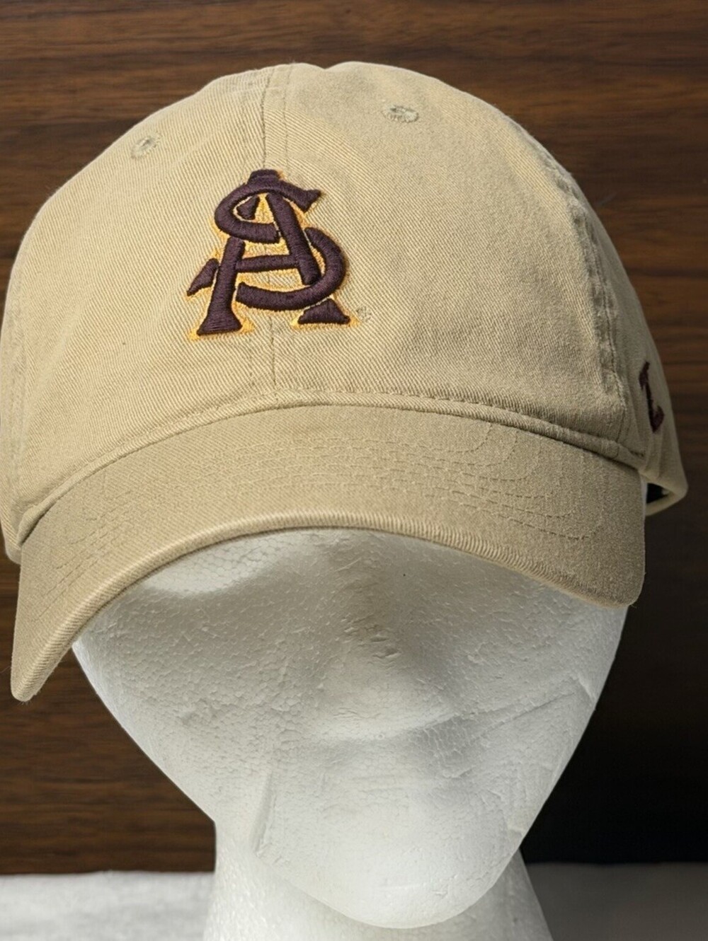 Zephyr Arizona State Sun Devils Hat Khaki Tan ASU Strapback Adjustable Cap